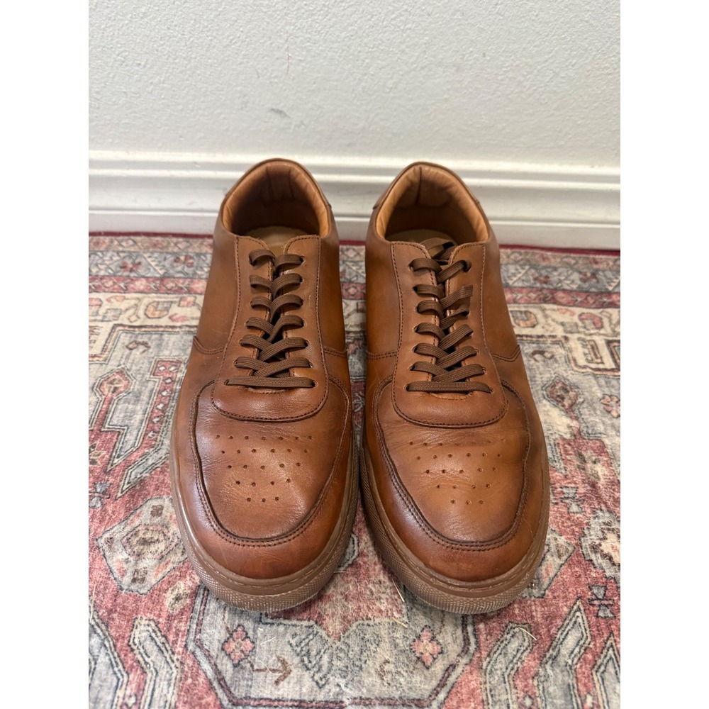 Thursday Boot Company Premier Low Top Brown Leather Sneakers Mens 12.5 Toffee